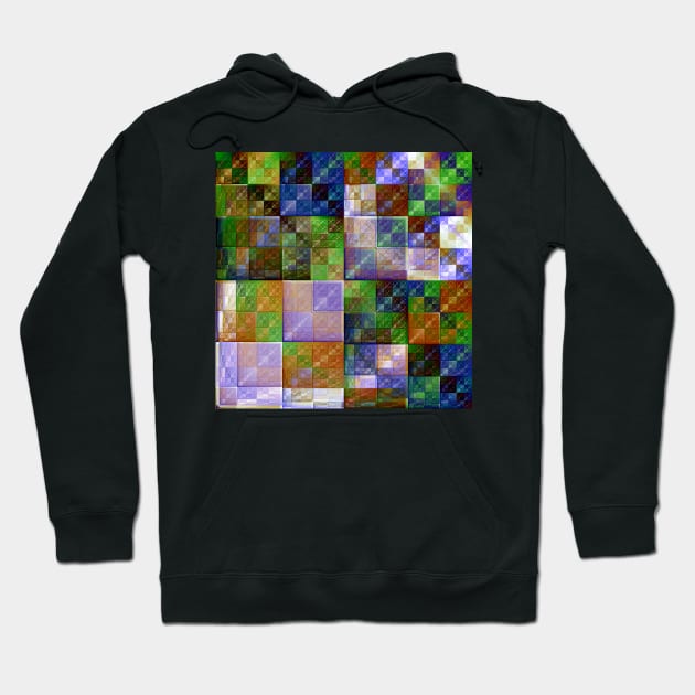 Fractal patchwork Hoodie by krinichnaya